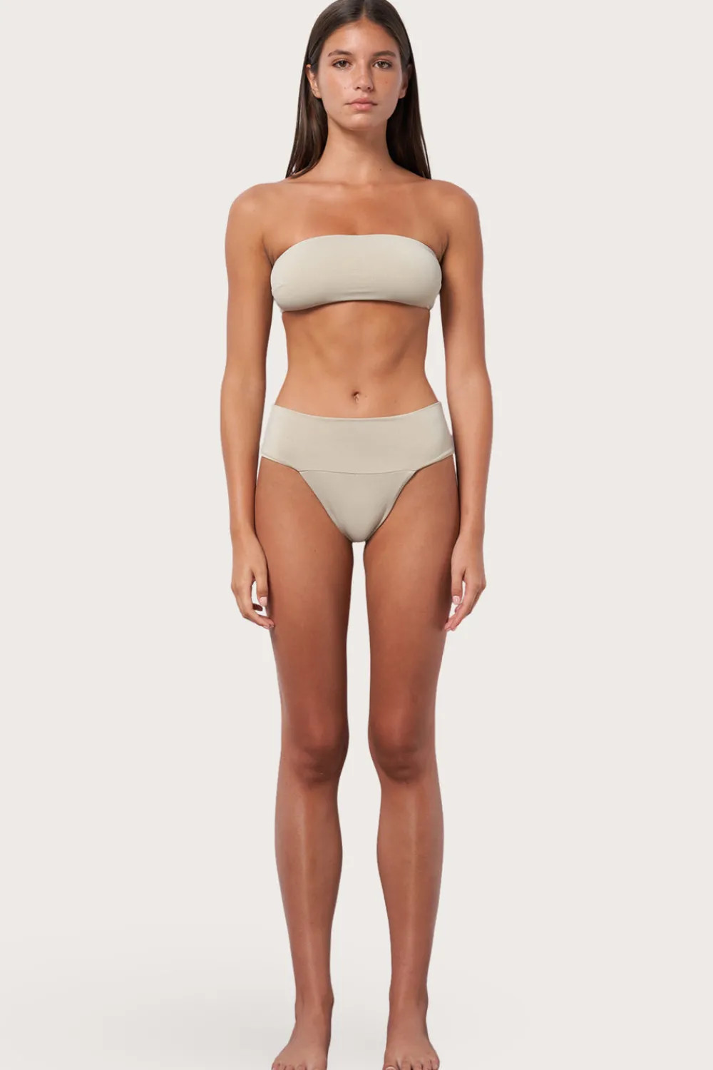 Toast Swim Banded Waist Bottom - Shimmer