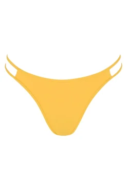 Toast Swim Double Strap Bikini Bottom - Daffodil