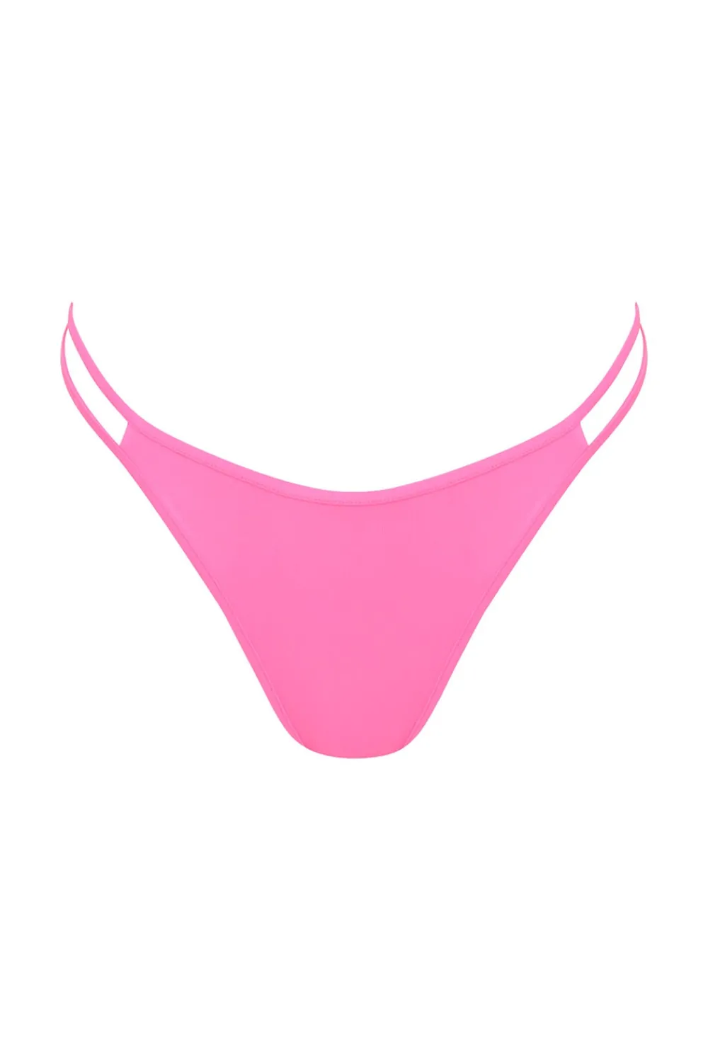 Toast Swim Double Strap Bikini Bottom - Guava