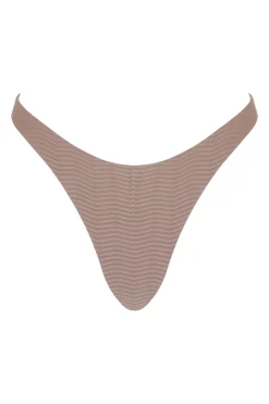 Toast Swim High Hip Bikini Bottom - Natural Wave