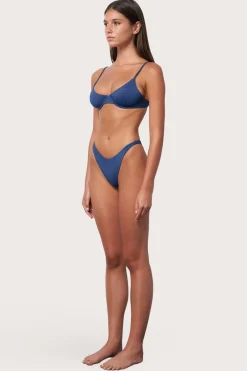 Toast Swim Skimpy Bikini Bottom - Abyss Shimmer